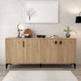 Hanah Home Deren 4006 Consola Roble Zafiro